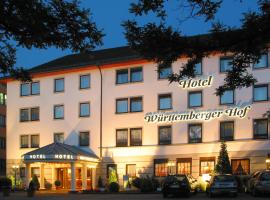 Hotel Württemberger Hof, hotel v mestu Reutlingen