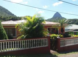 cocoa pod studio, pensión en Soufrière