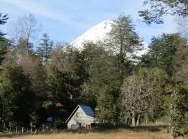 Refugio Montaña Kultrun Mawida, Habitación con baño y cocina privada