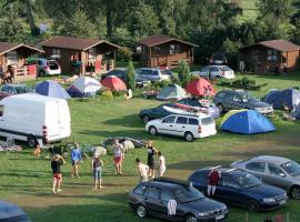 Kempingas Ventainė, leirintäalue kohteessa Ventė