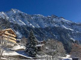 Holiday flat #1, Chalet Aberot, Wengen, Switzerland, отель в Венгене