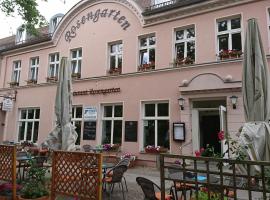 Restaurant Rosengarten, hotell i Neuruppin