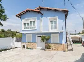 La casa azul,una casa en la ciudad.