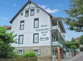 Haus Kehrwieder - Hotel am Kur-Café, viešbutis mieste Bad Zuderodė