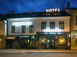 Hotel Solaster Garni, hotel Třebíčben