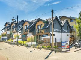 Domki Morskie Tarasy, hotel i Jastrzębia Góra