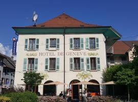 Hôtel de Genève et Restaurant , Faverges-Seythenex, hotel di Faverges