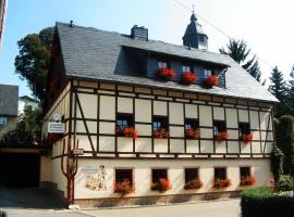 Doppelzimmer-in-Wiesa: Thermalbad Wiesenbad şehrinde bir otel