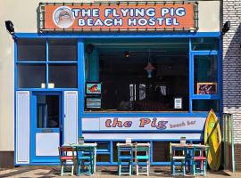 The Flying Pig Beach Hostel, hotell i Noordwijk aan Zee