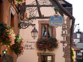 Hôtel le Saint Nicolas, hotell i Riquewihr