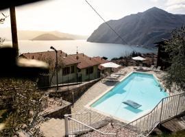 Hotel Miranda, hotel med pool i Riva di Solto