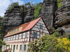 Ferienwohnungen Felsenkeller Bielatal, appartement à Bielatal