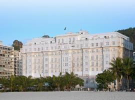 Copacabana Palace, A Belmond Hotel, Rio de Janeiro، فندق يسمح بالحيوانات الأليفة في ريو دي جانيرو