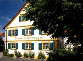 Landgasthof Hotel Rittmayer, hotel di Hallerndorf