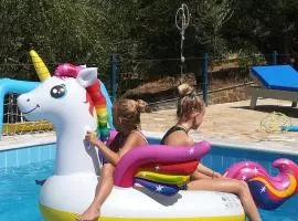 Hakuna Matata Holidays Agalia with airco & pool in Greek Olive Grove