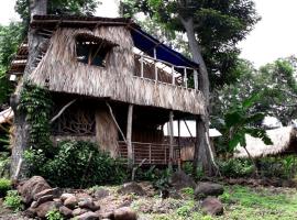 El Bamboo Cabins，Balgue的海灘飯店