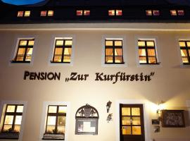 Pension zur Kurfürstin: Wolkenstein şehrinde bir otel