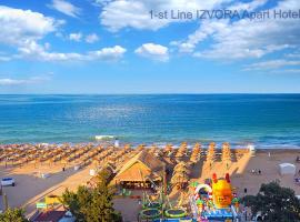 1-st Line Izvora Sea View Apartments on Golden Sands, hótel í Golden Sands