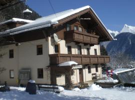 Haus Alpengruß, hotel a Finkenberg