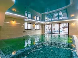 Amarena SPA Hotel - Breakfast included in the price Spa Swimming pool Sauna Hammam Jacuzzi Restaurant inexpensive and delicious food Parking area Barbecue 400 m to Bukovel Lift 1 room and cottages