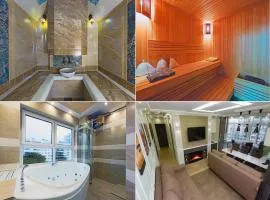 Hammam , big Jacuzzi ,Sauna , 2 bedroom , Khrechatik