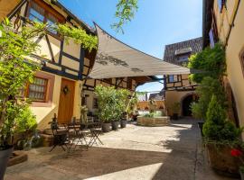 La Cour St-Fulrad - Appartements, hotel i Saint-Hippolyte