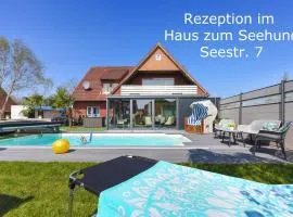 Ferienwohnung Haus zum Seehund mit Pool und Brötchenservice