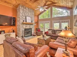 Rustic Red Cabin with Deck in Maggie Valley Club!