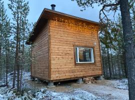 Kalnu kotedža Aurora Husky Hut pilsētā Inari