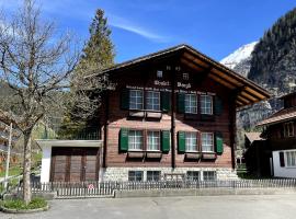 Familienferien im Chalet Bärgli Kandersteg, hotel Kanderstegben