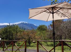 Mount Etna Chalet, lomamökki kohteessa Maletto