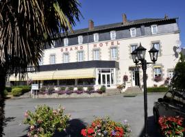 Logis Au Grand Hotel et son restaurant, 3 tähden hotelli kohteessa Mayenne