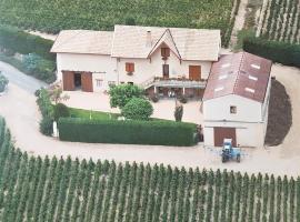 Chambres d hôtes au Domaine de Robert, hotel para famílias em Fleurie