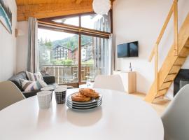 Stunning renovated studio with mezzanine, hótel í Morzine