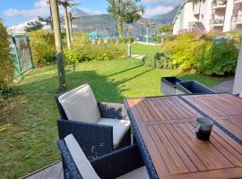 Charmant studio en rez de jardin au bord du lac d’Annecy, מלון בדיון