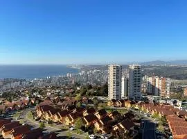 Departamento con increíble vista a Viña del Mar