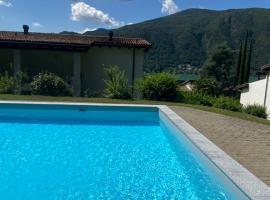 Bellissimo appartamento con giardino sul lago di Lugano, hotel i Morcote