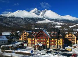 Kukučka Lomnica - Tatranská Lomnica: Tatranská Lomnica şehrinde bir otel