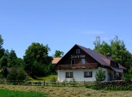 Starý dom, lacný hotel v Oravskej Polhore