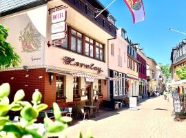 Hotel zur Loreley - Garni, viešbutis mieste Sankt Goaras