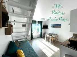 Duplex moderne à 700m de la plage Parking & WiFi