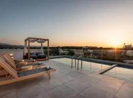 Soleado Villa Chania rooftop heated pool