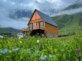 mood villa Kazbegi, apartamentai su virtuve mieste Stepanacminda