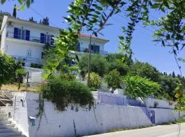 Blue and White Apartments