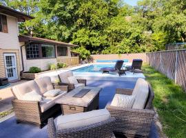 Spacious Getaway with Heated Private Pool!, khách sạn ở Michigan City