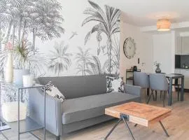 Tropical Apartment - für Freunde & Familien, stadtnah, Parkplatz, E-Ladestation, Gitterbox für Fahrräder, Fitnessstudio, digitale Gästemappe mit Restaurant- und Unternehmenstipps