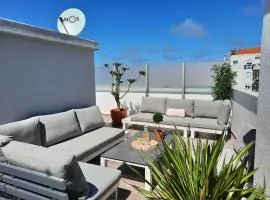 Sitius 5B - NEW seaview apartment with rooftop terrace in historical centre Sitio da Nazaré