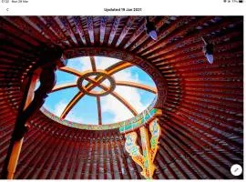 Colourful Mongolian Yurt enjoy a new experience