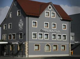 Hotel Germania, hótel í Reutlingen