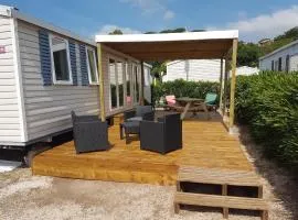 Mobilhome Fréjus, linge, coffre fort et ventilation toutes les chambres